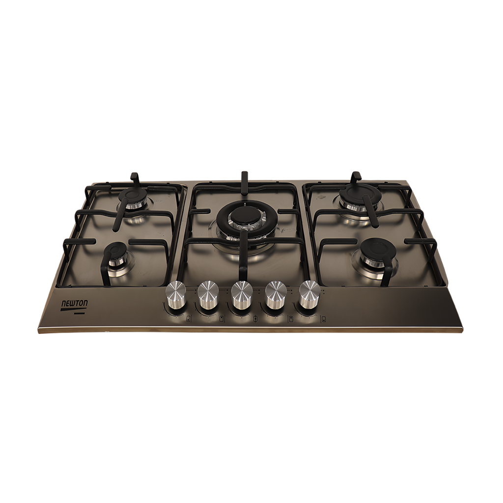 Built in Hob 90cm Gas 5 Burner SS Newton