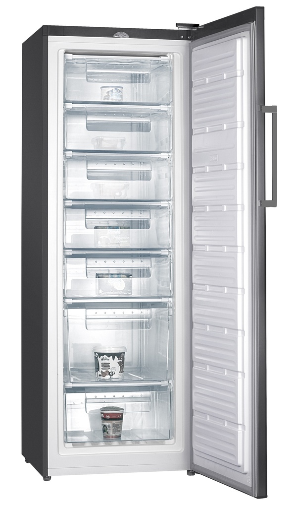 Freezer Upright 7Drawers Defrost 245L Silver