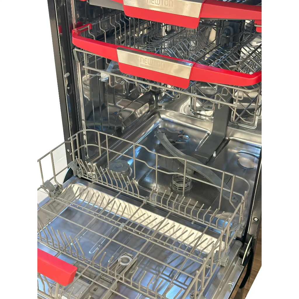 Dishwasher Storm 12Prog 4Sprayers 3Basket Vortex A+++ Black Door open