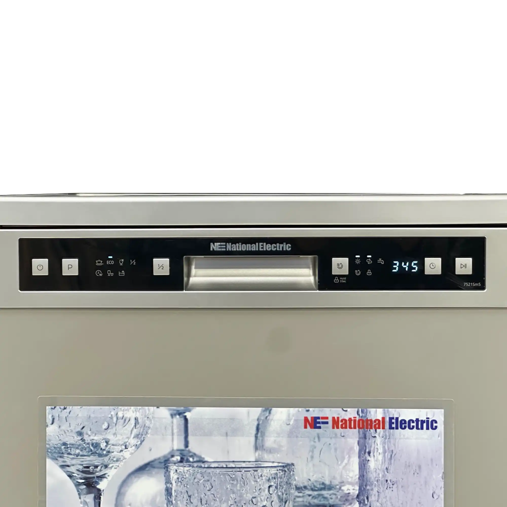 Control panel Dishwasher 6Prog 2Basket 12Set Silver