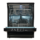 Door open Dishwasher 6prg 2Basket 12set Black