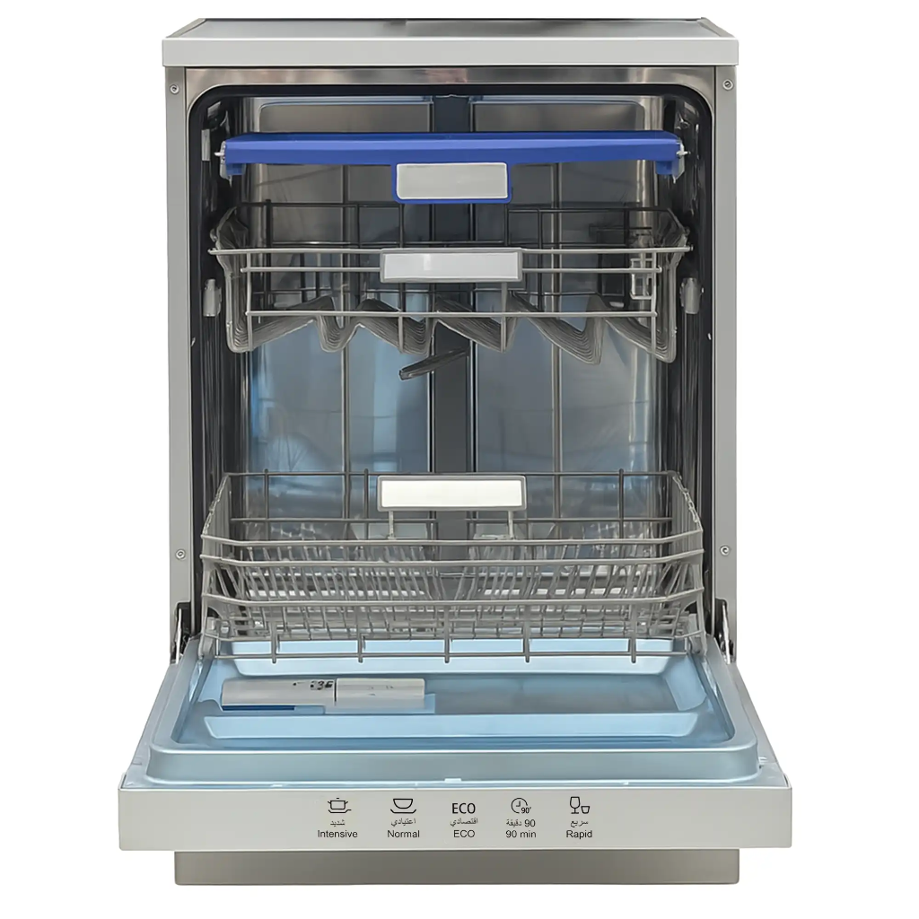 Door open Dishwasher 5Prog 3Basket A++ Silver