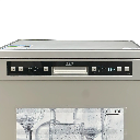 Control panel Dishwasher 6Prog 2&1Basket 14Set Silver