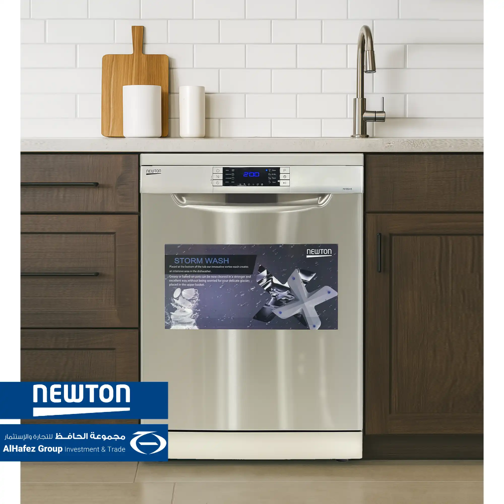 Mockup Dishwasher Storm 9Prog 3Basket Vortex A+++ SS