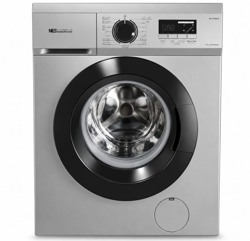 Washing Machine 8kg 1400rpm Silver