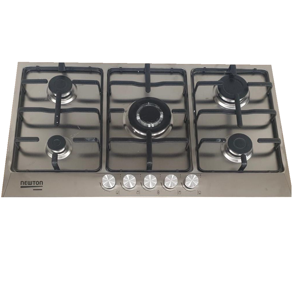 Built in Hob 90cm Gas 5 Burner SS Newton