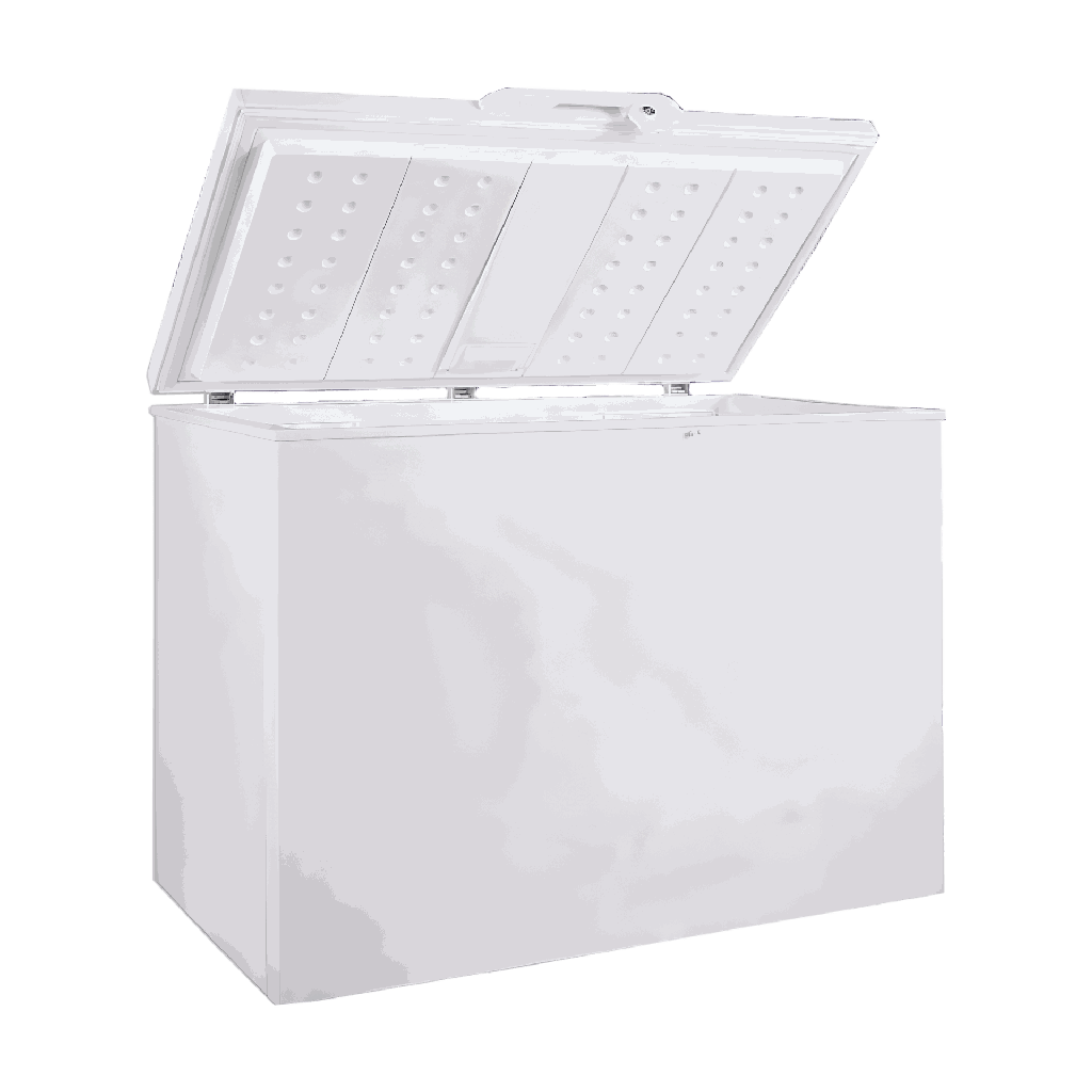 Newton Chest Freezer 290L Glass White