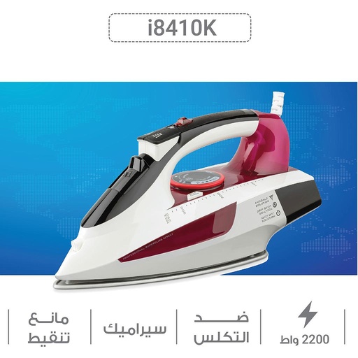 N.E. Steam Iron 2200W 8i8410k