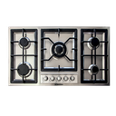 Hob 5 Gas Burner Sabaf 90cm Cast Iron SS