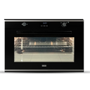 Built in Gas Oven 90cm 135Liter 2+1Fans - Black