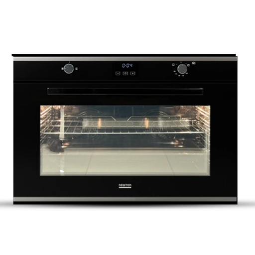 [6bG1353Gn] نيوتن فرن غاطس غاز 90سم 135لتر 2+1مروحة أسود