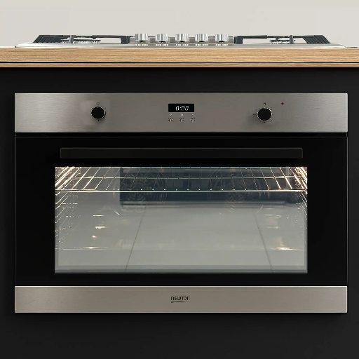 [6bG1352Gn] Built in Gas Oven 90cm 135Liter 2+1Fans - SS