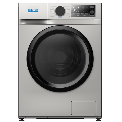 [2W09N1495Sm] غسالة 9 كيلو 1400د انفرتر تعقيم بالبخار- فضي نيوتن