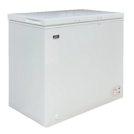 [1V303Ce] Chest Freezer 202L Glass White