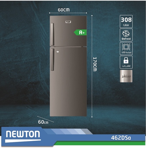 [1R462Dsa] Refrigerator 310L Silver Defrost