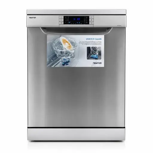[2x7618Sm] Newton Vortex 9Prog 3Basket Dishwasher - A+++ SS